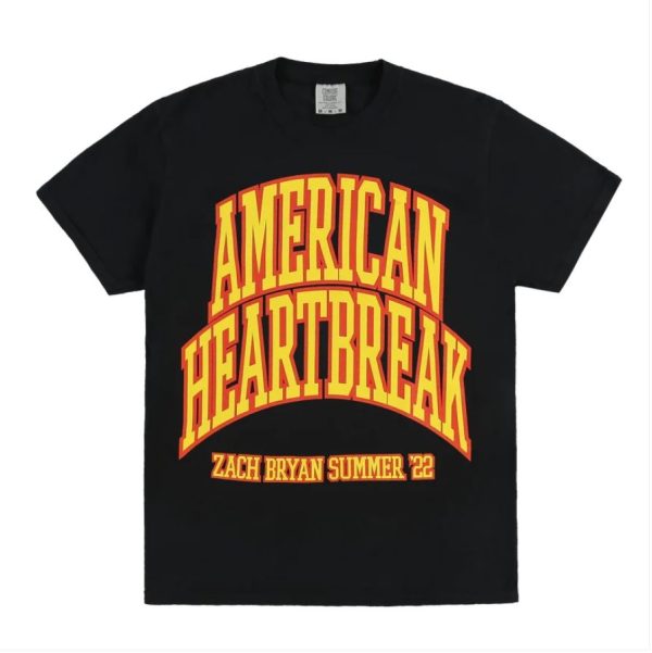 Zach Bryan t-shirt American Heartbreak summer tan 2022