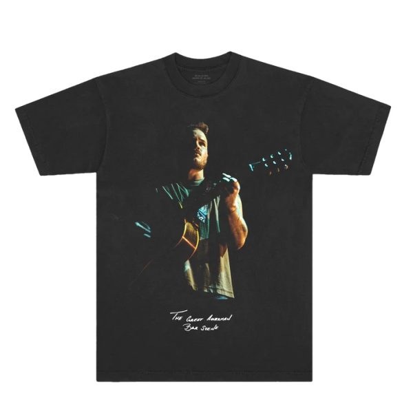 Zach Bryan t-shirt black guitar new script 2024 design