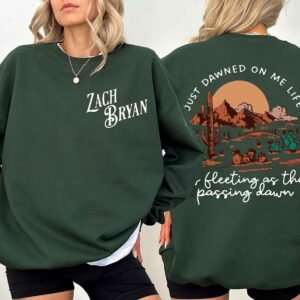 Zach Bryan sweatshirt It Just Dawned On Me 2024 tour