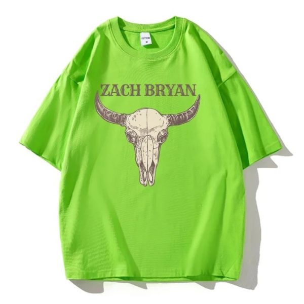 Zach Bryan t-shirt classic skull graphic limited edition
